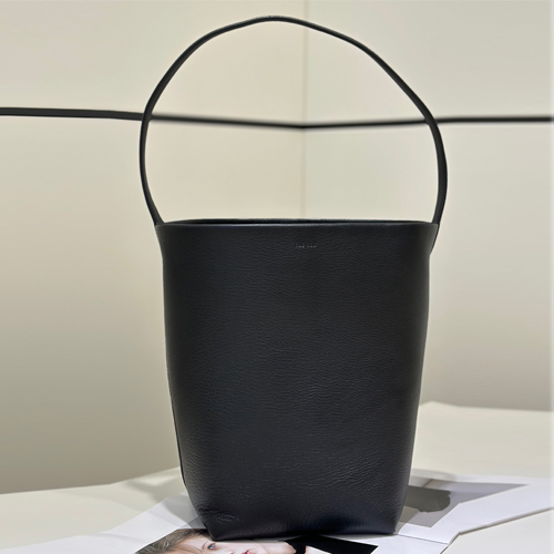 The Row Park Tote Bag 더 로우 파크 토트백 그레인 소가죽 블랙 28cm