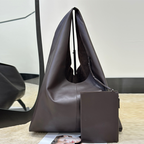 The Row Bindle Stitch Bag 더 로우 빈들 스티치 호보백 이탈리아 소가죽 다크브라운 43cm