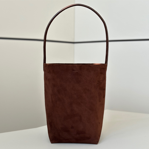 The Row Park Suede Bucket Bag 더 로우 파크 스웨이드 버킷백 브라운 29cm
