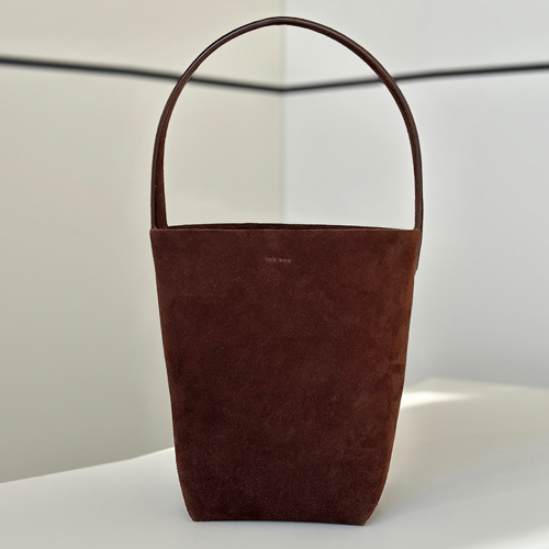 THE ROW Park Suede Mini Bucket Bag 더 로우 파크 스웨이드 미니 버킷백 브라운 22cm