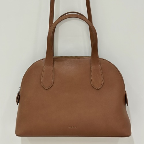 The Row Ingrid Top Handle Bag in Cognac Smooth Calfskin 더 로우 잉그리드 토트백 코냑 스무스 카프스킨 28cm