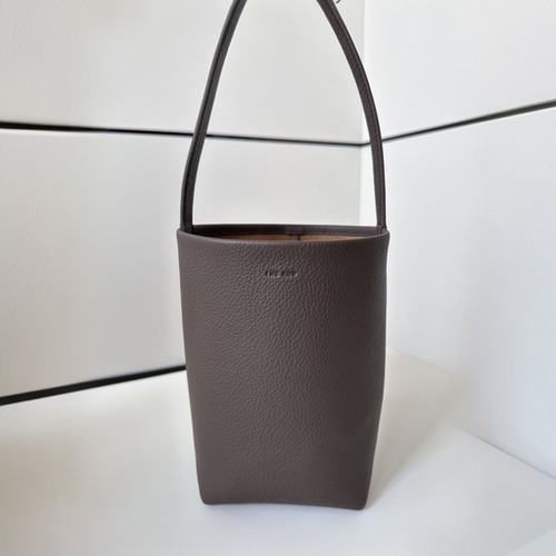 The Row Park Bucket Bag 더 로우 파크 버킷백 그레인 레더 토트백 초콜릿브라운 22cm