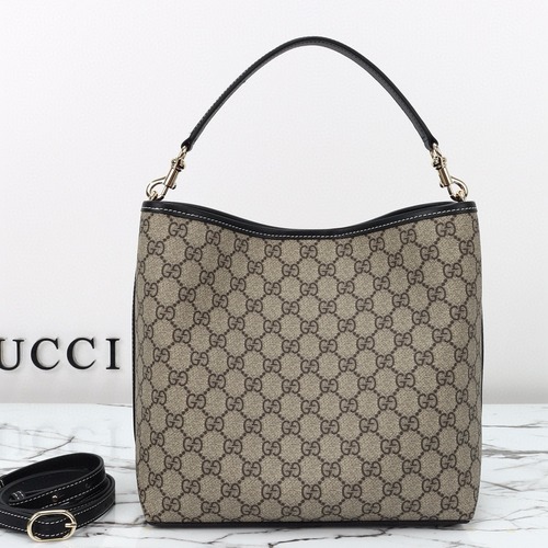 Gucci 구찌 GG 엠블럼 미디엄 버킷백 25cm