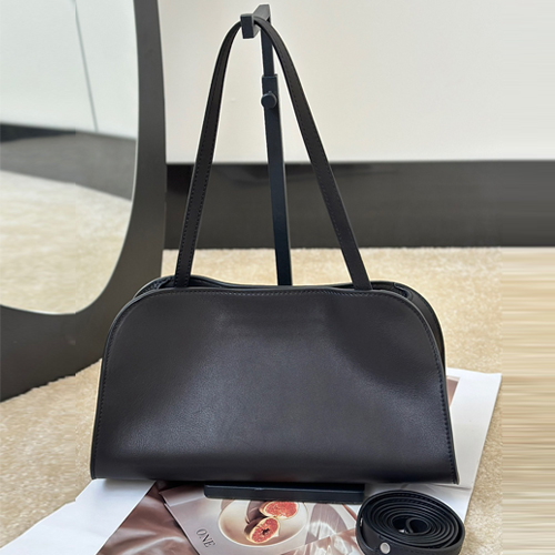 The Row Peggy Clutch Bag 페기 클러치백 그레소가죽 블랙 28cm