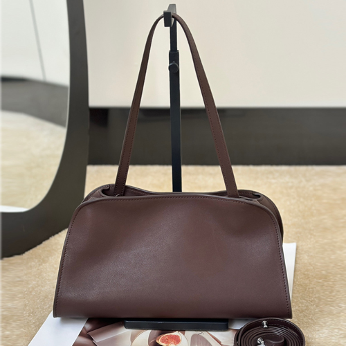 The Row Peggy Clutch Bag 페기 클러치백 그레소가죽 브라운 28cm