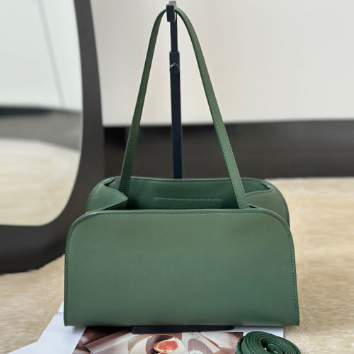 The Row Peggy Clutch Bag 페기 클러치백 그레소가죽 그린 28cm