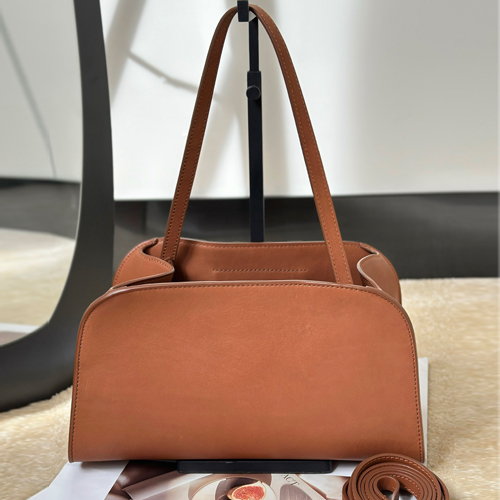 The Row Peggy Clutch Bag 페기 클러치백 그레소가죽 오렌지브라운 28cm