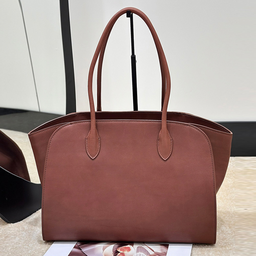 The Row Marlo 14 Bag 말로 14 토트백 마소니 송아지가죽 오크브라운 36cm