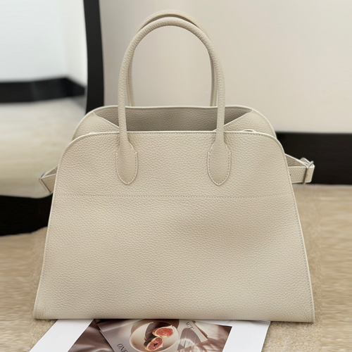 The Row Margaux Top Handle Bag 마고 토트백 스페인산 CBN 송아지가죽 아이보리 38cm