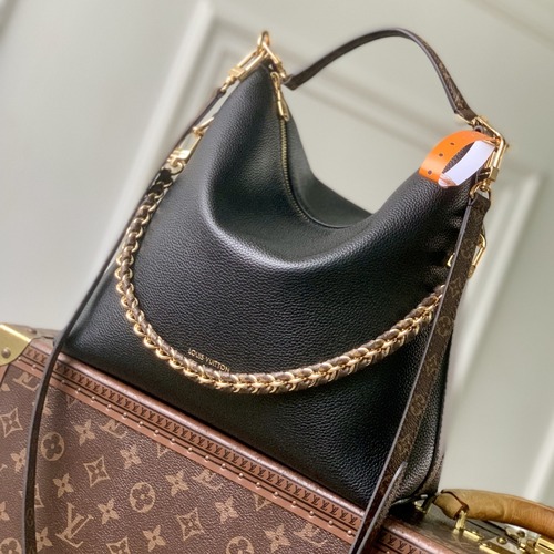 Louis Vuitton Multipass M28029 루이비통 멀티패스 M28029 커피블랙 카프스킨 & 모노그램 코팅 캔버스 트리밍 30cm