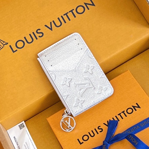 Louis Vuitton Romy Card Holder Monogram Empreinte루이비통 로미 카드 홀더 M26513 모노그램 앙프렝뜨 그레인 소가죽 실버 12cm