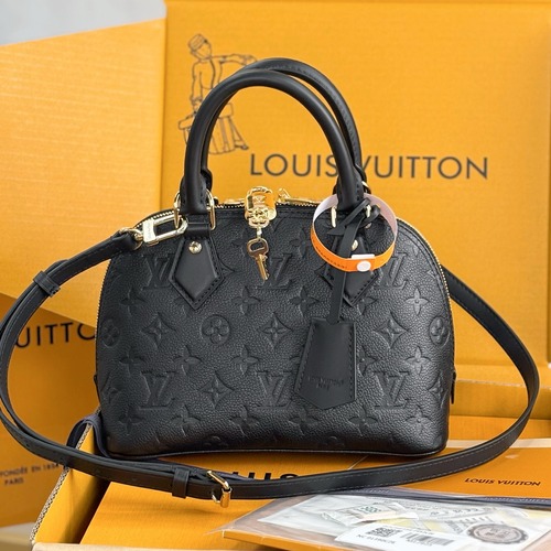 Louis Vuitton Alma BB Monogram Empreinte Leather 루이비통 알마 BB 모노그램 앙프렝뜨 카프스킨 토트백 M26409  23.5cm