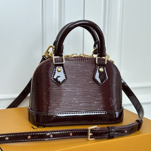 Louis Vuitton Nano Alma Epi Leather M81945 루이비통 나노 알마 에피 레더 와인 레드 미니 토트 크로스백 18cm