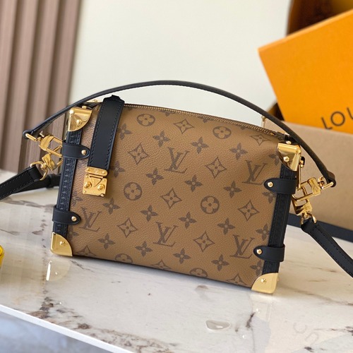 Louis Vuitton Petite Malle Monogram Canvas M27101 루이비통 쁘띠 말 모노그램 캔버스 트렁크 미니 크로스백 23.5cm