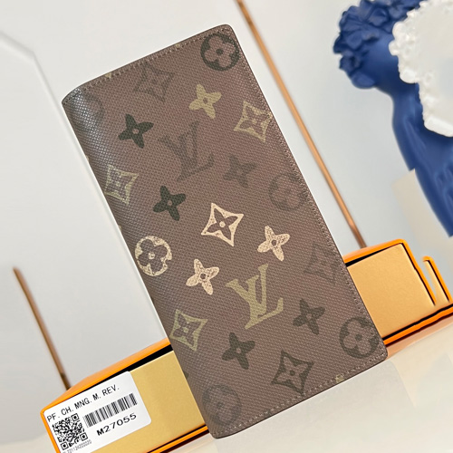 Louis Vuitton Brazza Wallet M27055 루이비통 브라짜 월렛 모노그램 이클립스 캔버스 장지갑 19cm