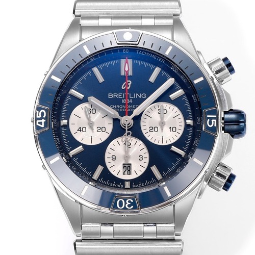 Breitling Chronomat B01 44 Stainless Steel 브라이틀링 크로노맷 B01 44 스테인리스 스틸 블루다이얼 44mm