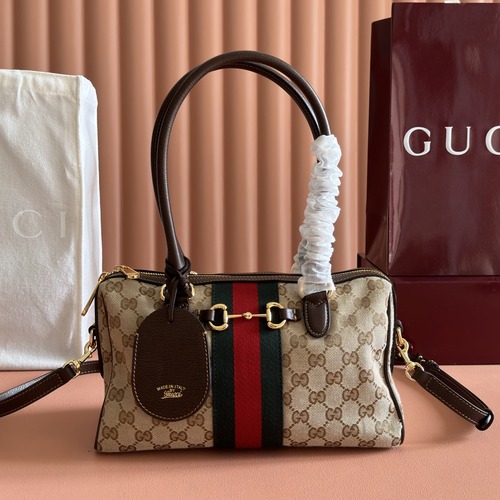 Gucci Ophidia GG Supreme Mini Top Handle 구찌 오피디아 GG 수프림 미니 탑핸들 숄더백 866732 베이지 에보니 28cm