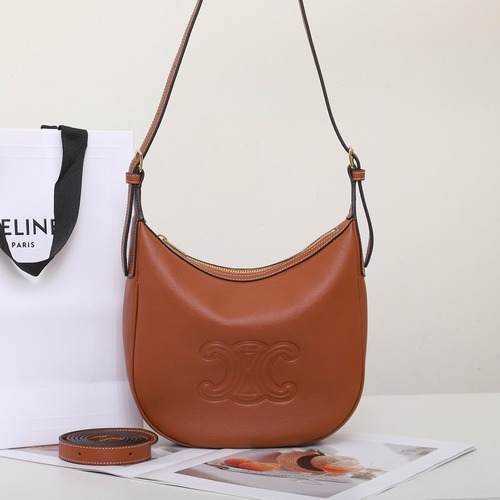 Celine Triomphe Embossed Small Hobo Bag 셀린느 트리옹프 엠보스드 스몰 호보백 24cm