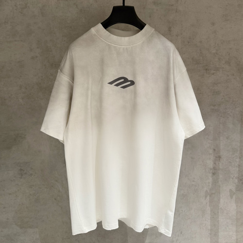 Balenciaga Minimal Chest Logo T-Shirt 발렌시아가 미니멀 가슴 로고 반팔 티셔츠