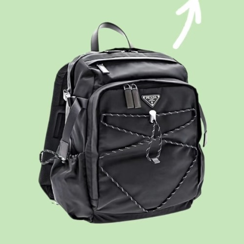 Prada Re-Nylon Multi-Pocket Backpack 프라다 리나일론 멀티 포켓 블랙 백팩 2VZ122 42cm