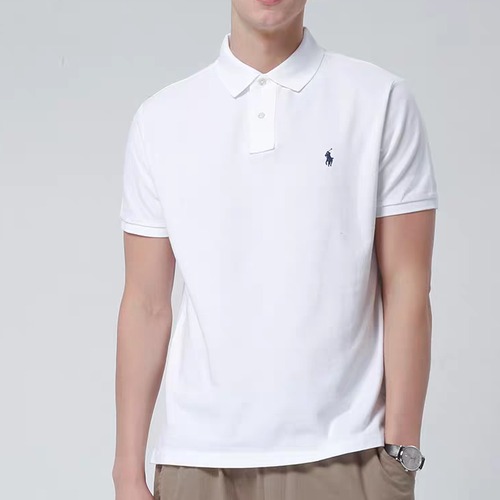 Polo Ralph Lauren Custom Slim Fit Mesh Polo Shirt 폴로 랄프 로렌 커스텀 슬림 핏 메쉬 폴로 셔츠 화이트