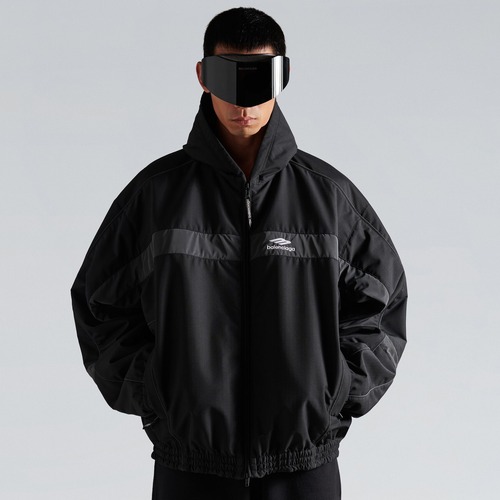 Balenciaga 3B Sports Icon Ski Tracksuit Parka 발렌시아가 3B 스포츠 아이콘 스키 트랙수트 파카 블랙