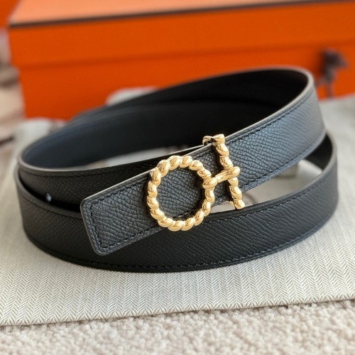 Hermès Flot Godronne Belt Buckle & Reversible Leather Strap 에르메스 플로 고드론 버클 & 리버서블 레더 스트랩 벨트 엡송가죽 블랙 2.4cm