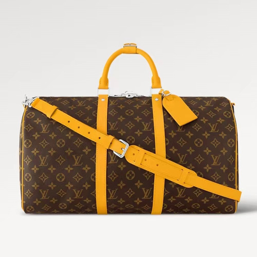 Louis Vuitton Keepall Bandoulière 50 Monogram Macassar 루이 비통 키폴 반둘리에 50 모노그램 마카사르 트래블 더플백 50cm