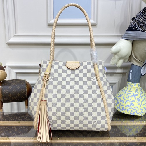 Louis Vuitton Propriano Tote Damier Azur Canvas 루이비통 프로프리아노 토트백 다미에 아주르 캔버스 N44027 30cm
