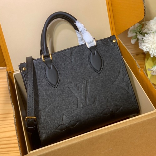 Louis Vuitton Onthego PM Tote Bag M45563 루이비통 온더고 PM 모노그램 앙프렝뜨 레더 토트백 25cm