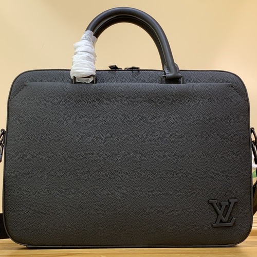 Louis Vuitton Pilot Briefcase LV Aerogram Leather M23778 루이비통 파일럿 브리프케이스 LV 에어로그램 레더 블랙 서류가방 39cm