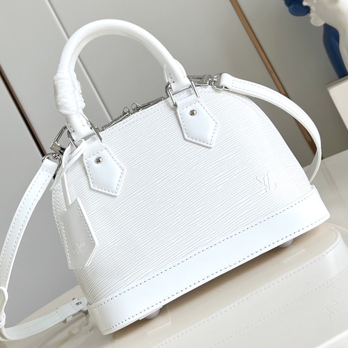 Louis Vuitton Alma BB 에피 가죽 토트백 알마 BB M11381 화이트 17.5cm