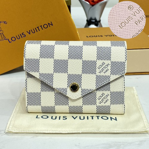 Louis Vuitton Victorine Wallet Damier Azur Canvas 루이비통 빅토린 지갑 다미에 아줄 캔버스 N61700  12cm