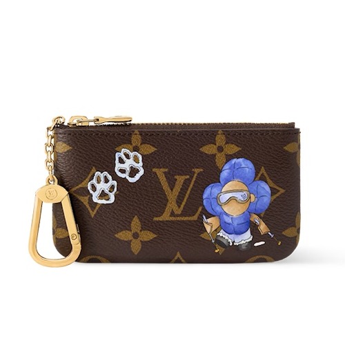 Louis Vuitton Key Pouch Vivienne Wintery Travel 루이비통 키 파우치 비비엔 윈터리 트래블 M15341 12cm