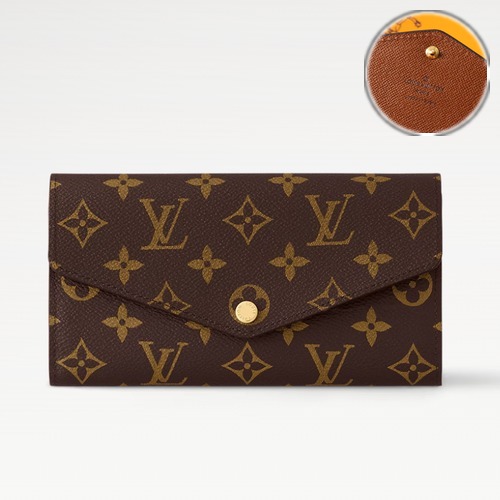 Louis Vuitton Sarah Wallet Monogram 루이비통 사라 월렛 모노그램 M60531 브라운 19cm