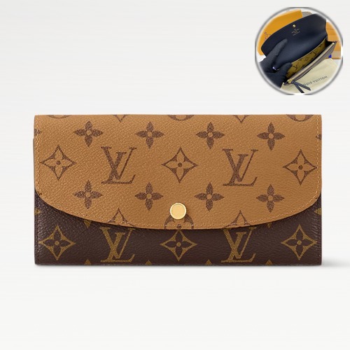 Louis Vuitton Emilie Wallet Monogram Reverse 루이비통 에밀리 월렛 모노그램 리버스 M82157 19cm