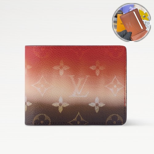 Louis Vuitton Multiple Wallet M28006 루이비통 멀티플 반지갑 월릿 슬렌더 월릿 브라운 11.5cm