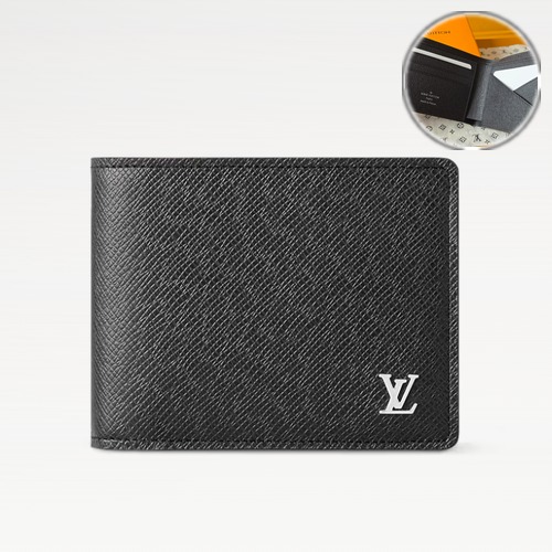 Louis Vuitton Multiple Wallet Taiga Leather M30295 루이비통 멀티플 월렛 타이가 레더 11.5cm