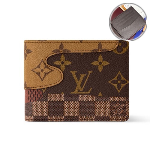 Louis Vuitton Multiple Wallet Monogram M26012 루이비통 멀티플 월릿 모노그램 코티드 캔버스 다미에 에벤 코티드 슬렌더 월릿 11cm
