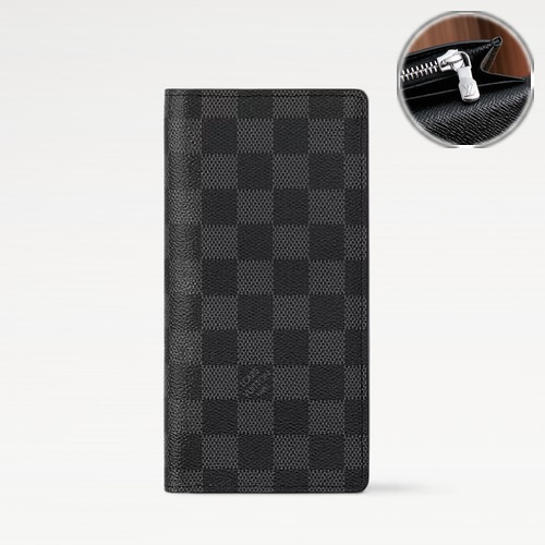 Louis Vuitton Brazza Wallet N62665 루이비통 브라짜 월릿 다미에 그라파이트 코티드 캔버스 19cm