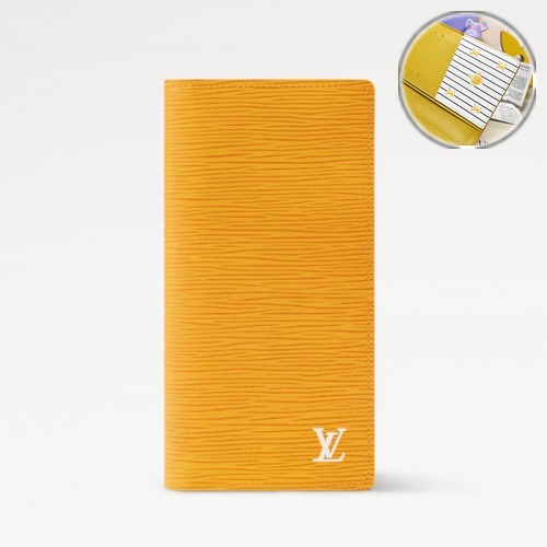 Louis Vuitton Epi Leather Brazza Wallet M25800 루이비통 에피 레더 브라짜 장지갑 19cm