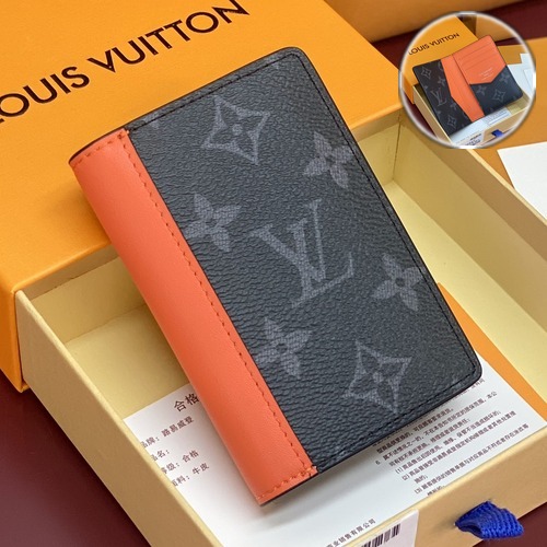 Louis Vuitton Monogram Eclipse M25841 루이비통 모노그램 이클립스 캔버스 포켓 지갑 11cm