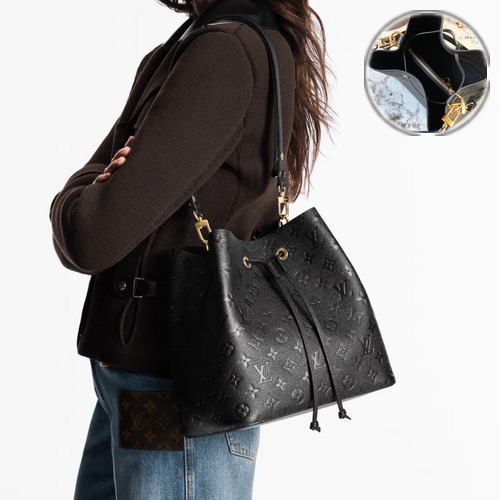 Louis Vuitton Néonoé Monogram M45256 루이비통 네오노에 모노그램 앙프렝뜨 레더 버킷백 26cm