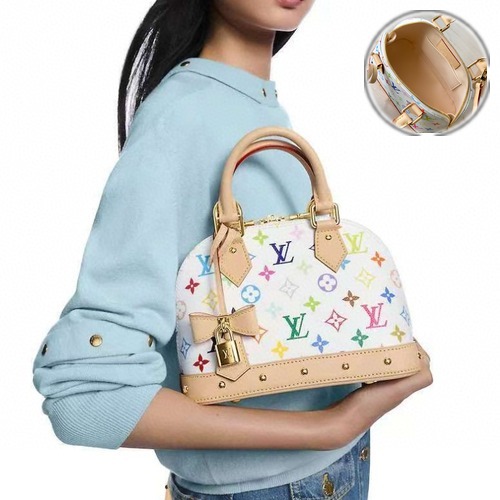 Louis Vuitton Alma BB Multicolor 루이비통 알마 BB 모노그램 멀티컬러 M13078 코팅 캔버스 23.5cm