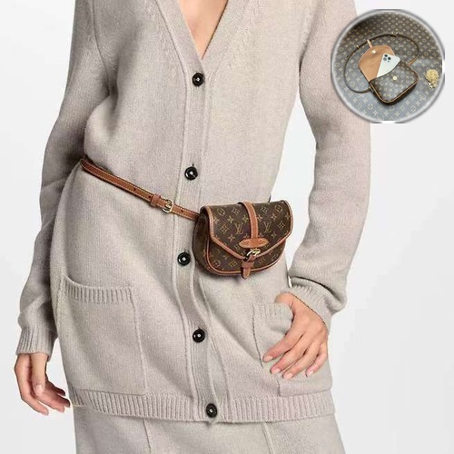 Louis Vuitton Duo Solo M27096 루이비통 듀오 솔로 모노그램 코팅 캔버스 벨트백 15.7cm