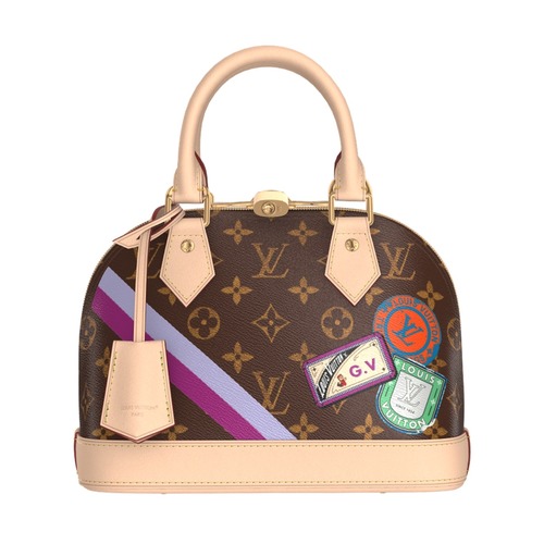 Louis Vuitton Alma BB Mon Monogram P01917 루이비통 알마 BB 몽 모노그램 멀티 패치 모노그램 코팅 캔버스 23.5cm