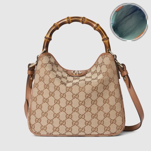 Gucci Diana GG Canvas Mini Tote Bag 799865 구찌 디아나 GG 캔버스 미니 토트백 24cm