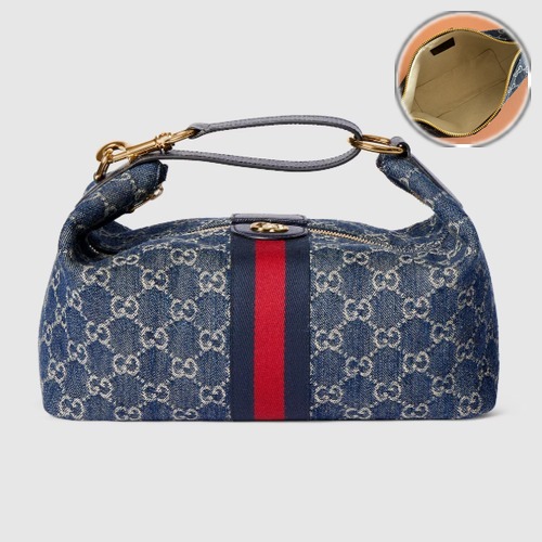 Gucci Vanity GG Canvas Mini Top Handle Bag 861775 구찌 바니티 GG 캔버스 미니 탑핸들 백 네이비 19cm