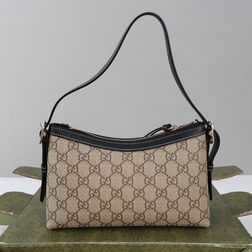 Gucci Ophidia GG Small Crossbody Bag 구찌 오피디아 GG 스몰 크로스백 847450 베이지/브라운 GG 코팅 패브릭 로쏘 앙코라 레드 레더 트리밍 22cm