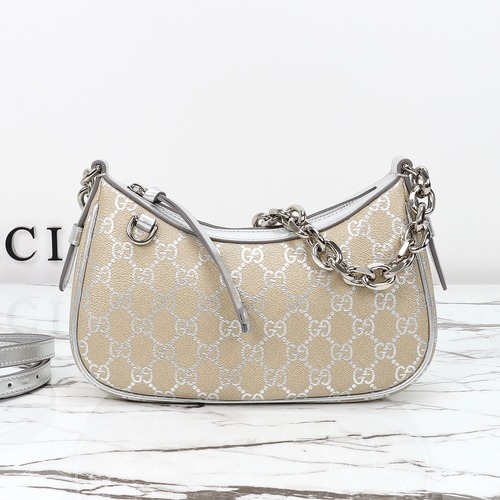 Gucci GG Emblem Mini Shoulder Bag 구찌 GG 엠블럼 미니 숄더백 847447 베이지/브라운 GG 코팅 패브릭 로쏘 앙코라 레드 레더 트리밍 24cm